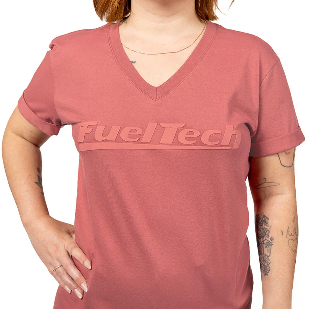 Camiseta BabyLook Terracota FuelTech