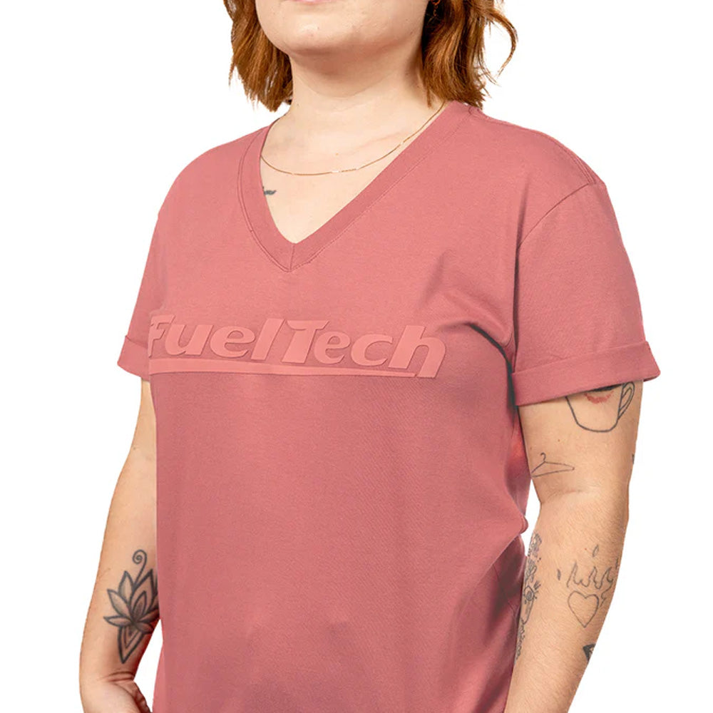 Camiseta BabyLook Terracota FuelTech