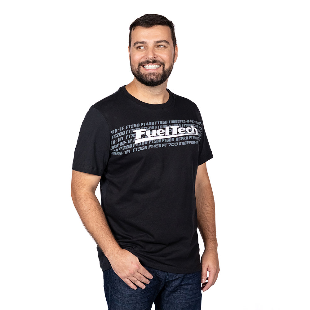 Camiseta Preta Módulos FuelTech