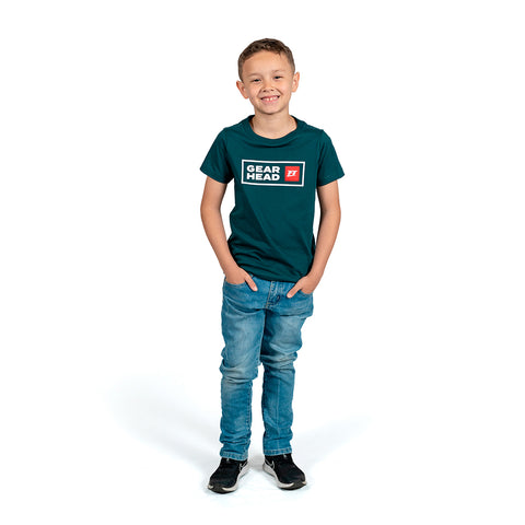 Camiseta Infantil Verde GearHead