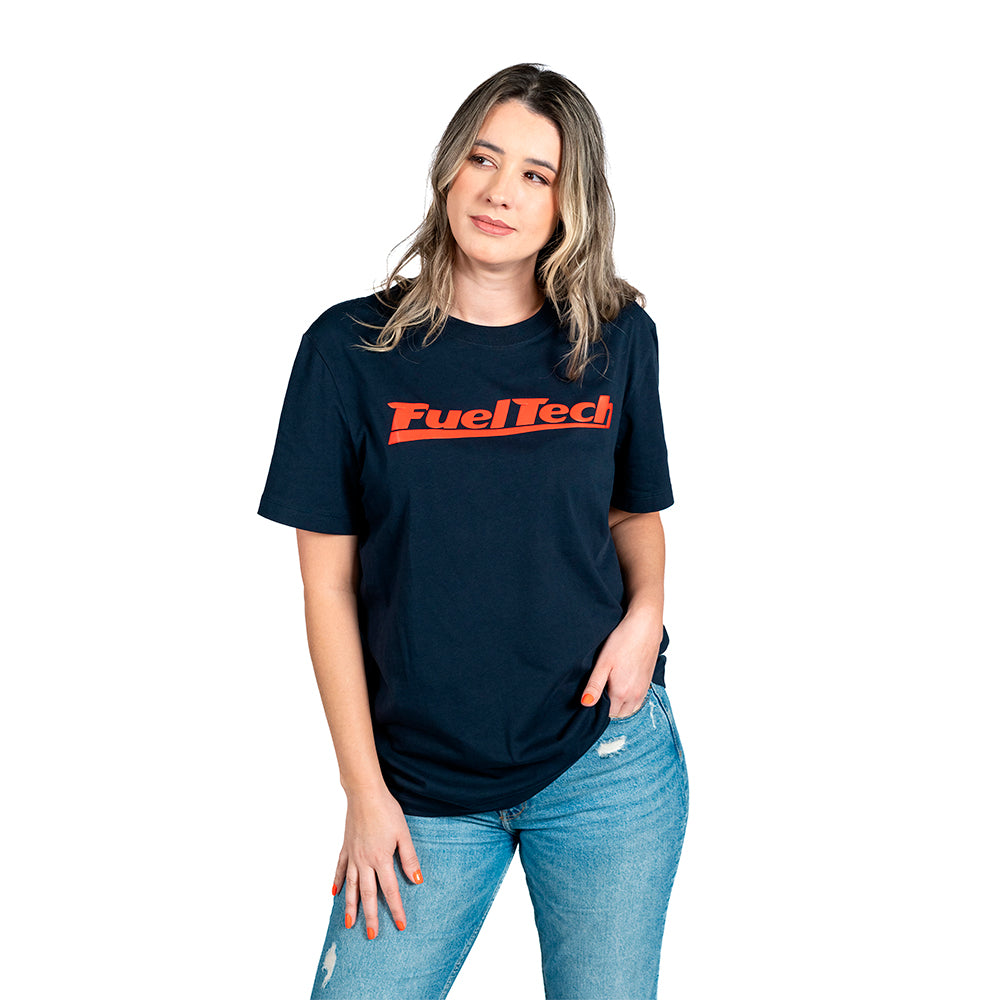 Camiseta Azul Marinho FT Vermelho