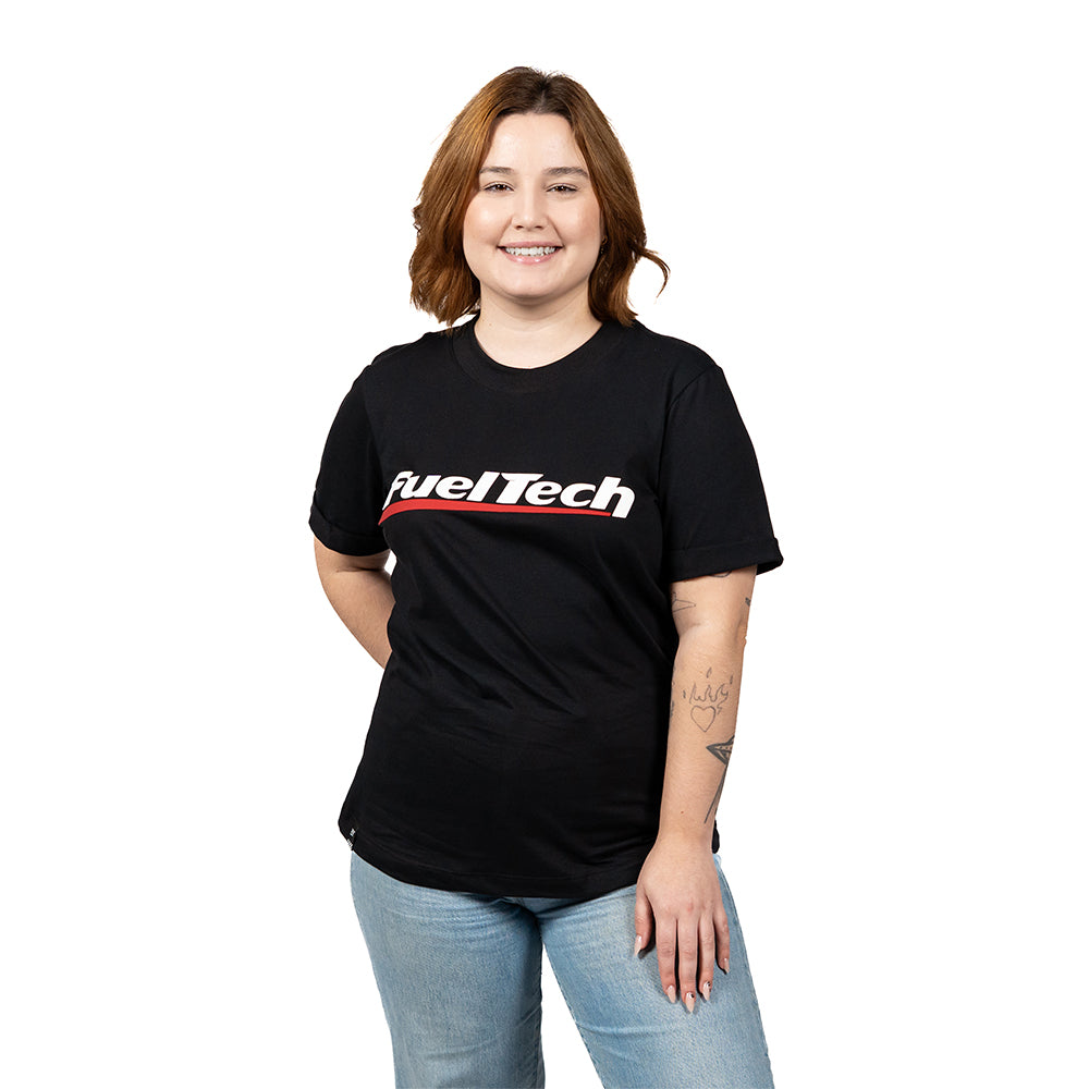 Camisa Baby Look Preta Clássica FT