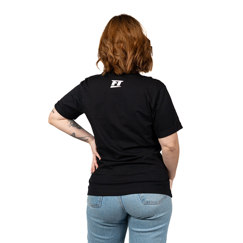 Camisa Baby Look Preta Clássica FT