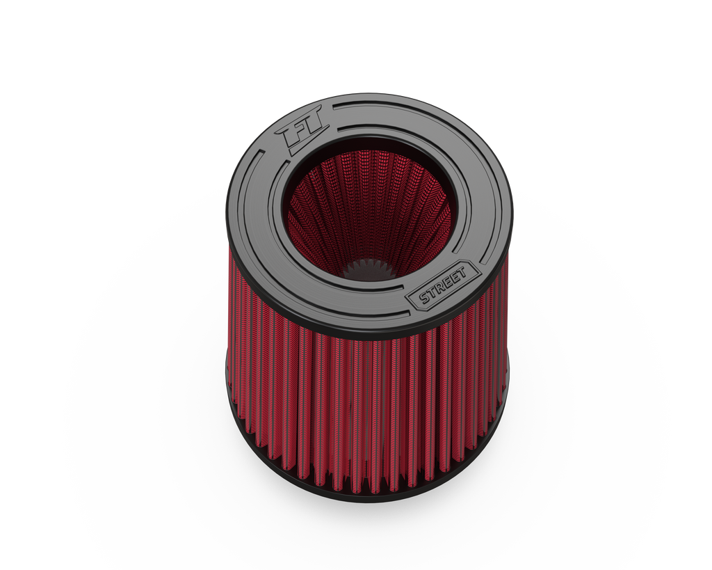 FT Air Filter Cônico Street Duplo Fluxo. 3POL 140MM