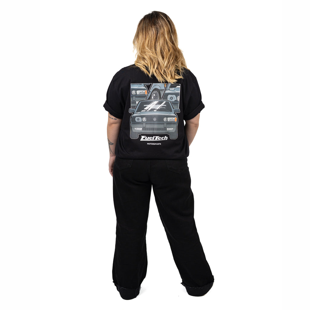 Camiseta Gol Turbo FT - modelo feminino, costas