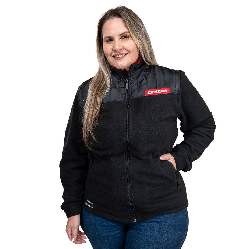 Jaqueta Fleece Preto FT